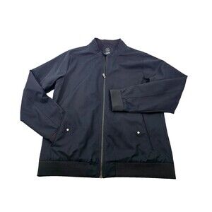 Cuts XXL Legacy Bomber Jacket Black Softshell Signature Fit Coat Zip‎ Up EUC